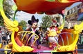 Mickey mouse and daisy in eurodisney