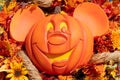 Mickey Mouse halloween jack 0 lantern Royalty Free Stock Photo