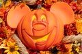 Mickey Mouse halloween jack 0 lantern Royalty Free Stock Photo