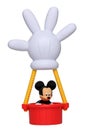 Mickey Mouse in his hot air balloon