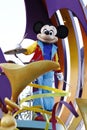 Mickey Mouse Plays Drums at Disneyland Royalty Free Stock Photo