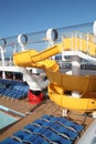 Mickey Swimming Pool Disney Cruise Ship Fantasy under Caribbean Sky