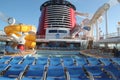 Mickey Swimming Pool Disney Cruise Ship Fantasy under Caribbean Sky