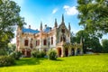 Miclauseni Castle, One Of The Most Beautifull Neo-gothic Castles, Belonged To Sturdza Family