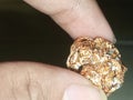 A micro gold texture in my hand for quotes or background