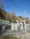 Micro hydroelectric power plant on Doftana river valley