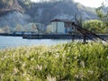 Micro hydroelectric power plant on Doftana river valley