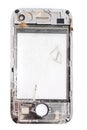 micro photo of damaged phone LCD display Royalty Free Stock Photo