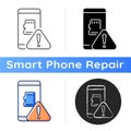 Micro SDcard not working icon
