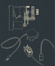 Micro servos blueprints