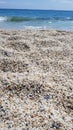 Micro stones on the beach