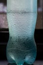 Micro water drops on chilled soda water bottle kalyan