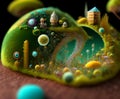 Micro World, Generative AI Illustration