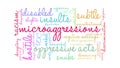 Microaggressions Animated Word Cloud