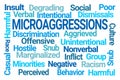 Microaggressions Word Cloud