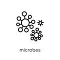 microbes icon from Hygiene collection. Royalty Free Stock Photo