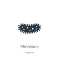 Microbes icon vector. Trendy flat microbes icon from hygiene collection isolated on white background. Vector illustration can be Royalty Free Stock Photo