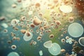 Microbial contamination on surfaces. Generative AI