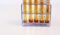 Microbiology analysis E.Coli in food sample use Most Probable number MPN technique for testing Coliform bacteria cultured.