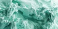 Microbubbles: Green and White Foamy Abstract Wallpaper Royalty Free Stock Photo