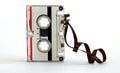 Microcassette for voice recorder Royalty Free Stock Photo