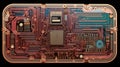 microchip circuit board tech computer, ai