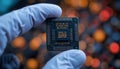 Microchip Close-up Royalty Free Stock Photo