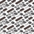Microchip computer vector isometric chip technology processor circuit electronic board motherboard information system