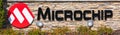 Microchip logo. Microchip Technology Inc. manufactures microcontrollers, mixed-signal, analog and Flash-IP integrated circuits