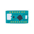 microchip microcontroller cartoon vector illustration