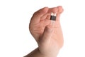Microchip. Microelectronics and nanotechnology concept