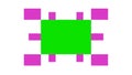 Microchip or Processor Icon with Connection Points for Tech. vector design Generative AI Royalty Free Stock Photo