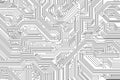 Microchip technology background. Abstract circuit, digital electronics scheme texture. Hardware motherboard, tech data Royalty Free Stock Photo