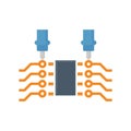 Microchip testing icon