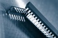 Microchips and electronics Royalty Free Stock Photo