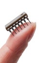 Microcircuit on a finger