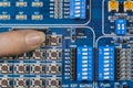 Microcontroller board Royalty Free Stock Photo