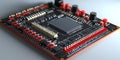 Microcontrollers Use PWM for Efficient Control in Electronic and Robotic Applications Royalty Free Stock Photo