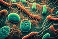 Microcosmic Symphony: Nano Technology Biotech Marvels Revealed in Bacterial Art