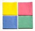 Microfiber cloths cleaning Royalty Free Stock Photo