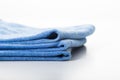 Microfiber towel for car wipe Royalty Free Stock Photo