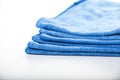 Microfiber towel for car wipe Royalty Free Stock Photo
