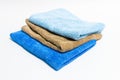 Microfiber towel for car wipe Royalty Free Stock Photo