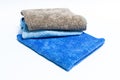 Microfiber towel for car wipe Royalty Free Stock Photo