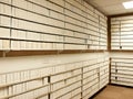 Microfilm archives interior Royalty Free Stock Photo