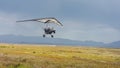 Microlight in Flight Royalty Free Stock Photo