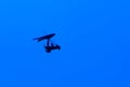 Microlight silhouette