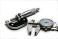 Micrometer and Caliper Royalty Free Stock Photo