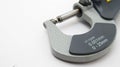 A  micrometer with a digital display,Located on white background,Easy to use in any work Royalty Free Stock Photo