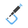 Micrometer icon vector image.